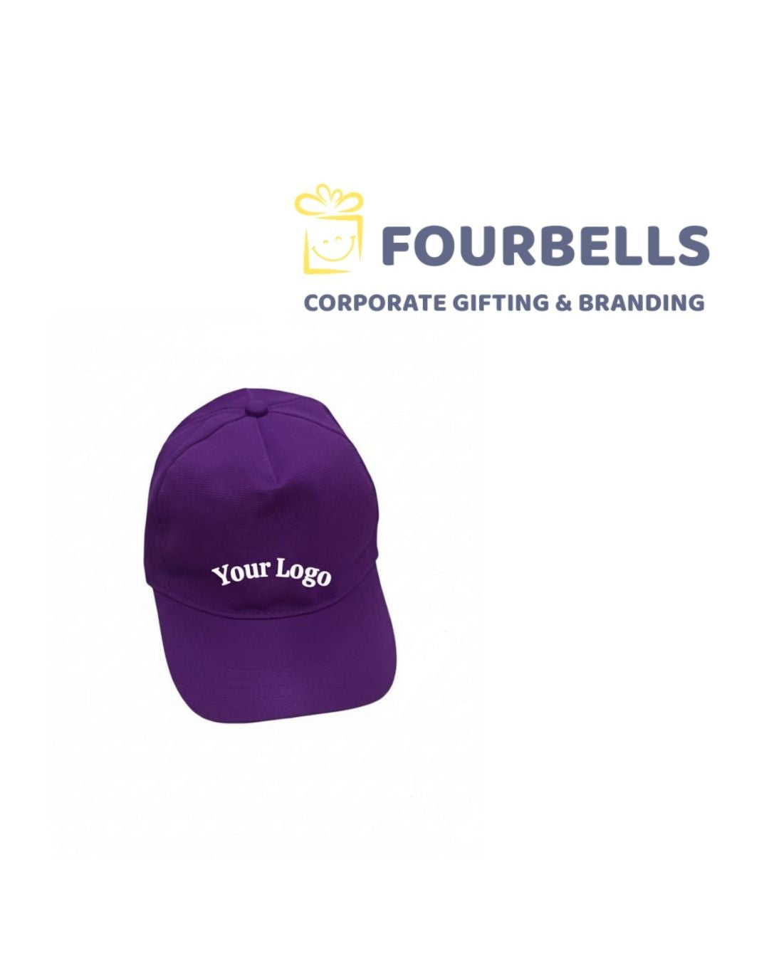 Plain & Printed Cotton Caps with Custom Logo | Promotional & Corporate Gifting Caps | Fourbells