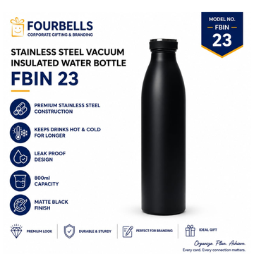 Customized Stainless Steel Vacuum Insulated Water Bottle Corporate 800 Ml