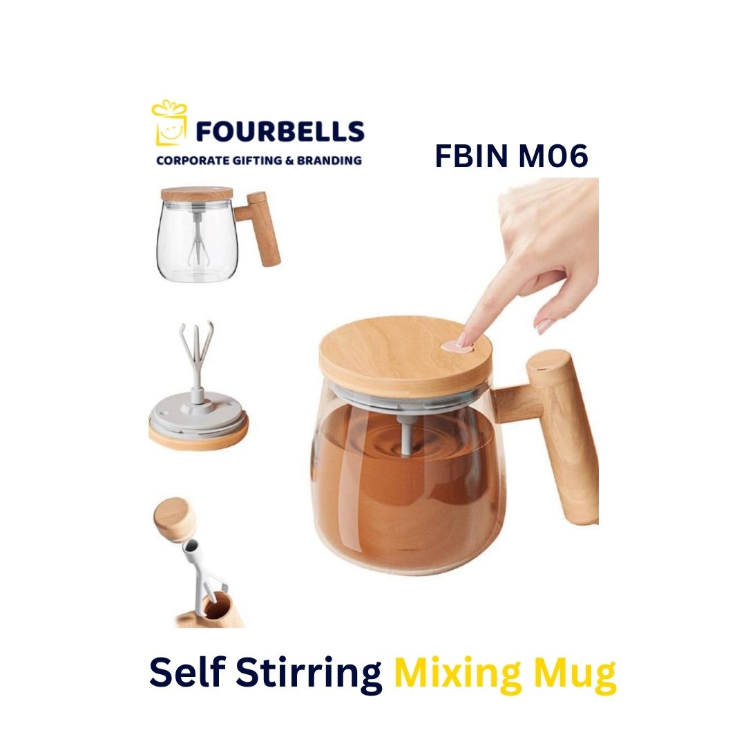 Automatic Self-Stirring Coffee Mug | Rechargeable 400ml | Fourbells