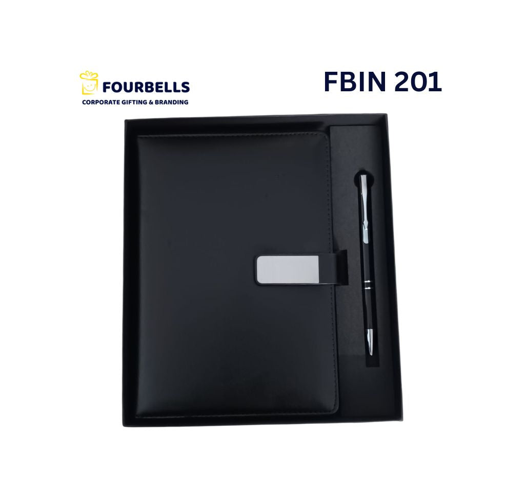 2 in 1 Diary & Metal Pen Gift Set  Customized Corporate Gifts Employee gift