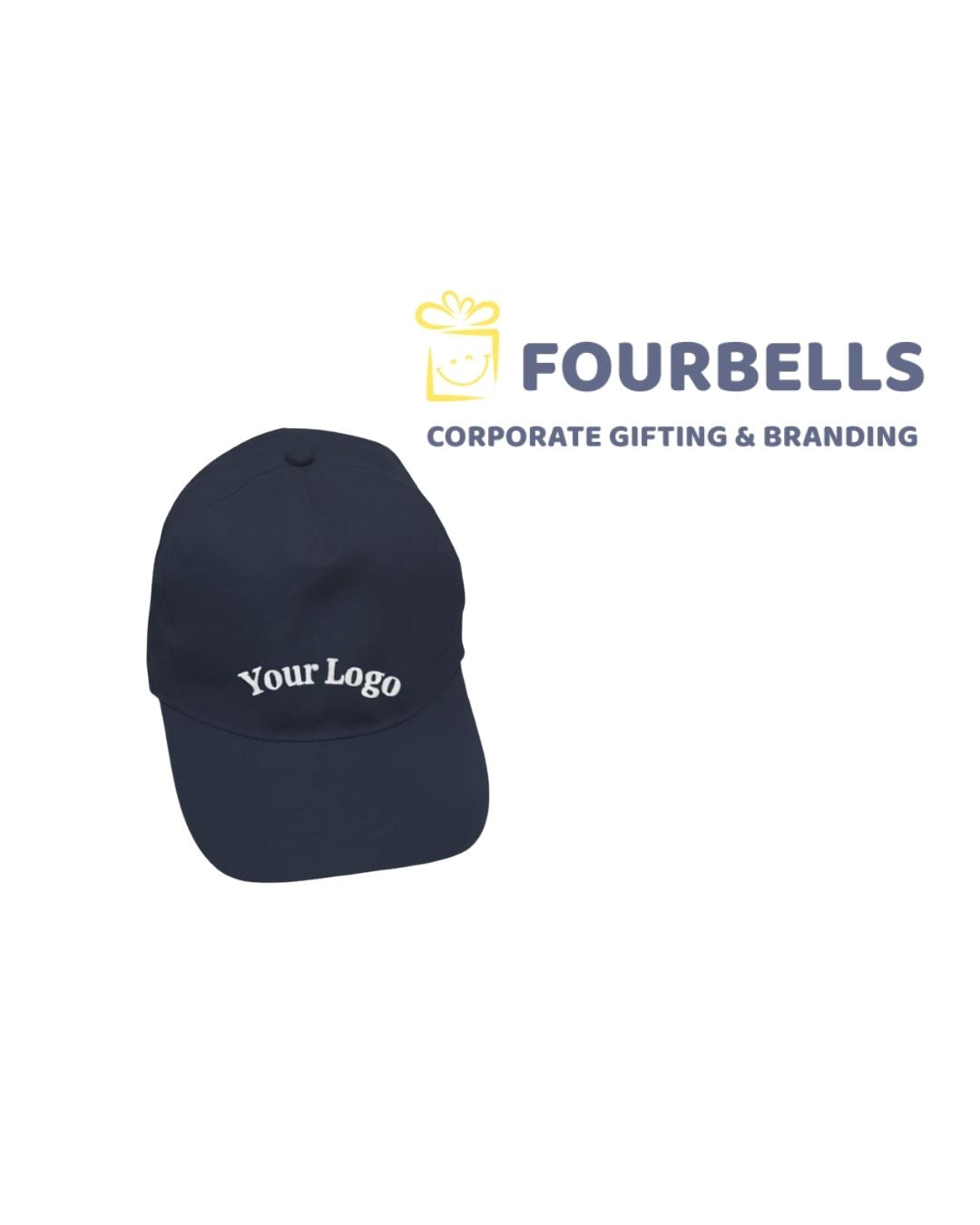Plain & Printed Cotton Caps with Custom Logo | Promotional & Corporate Gifting Caps | Fourbells