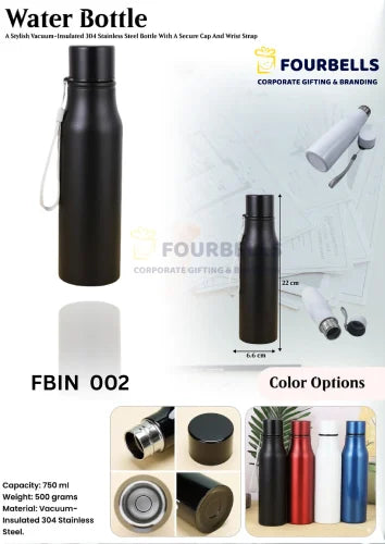 Fourbells FBIN 002 Stainless Steel Water Bottle