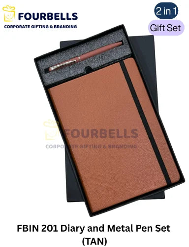 Fourbells FBIN 201 Corporate Diary Gift Set