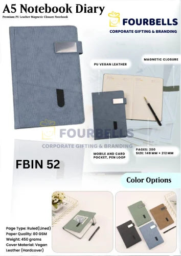Fourbells FBIN 52 Customized Corporate Diary