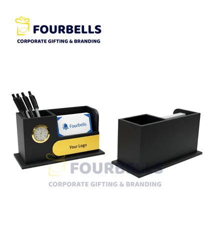 Fourbells FBIN 618 Wooden Desk Organizer